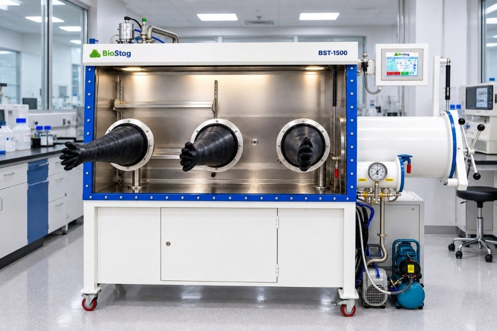 3-Port Glove Box Workstation
